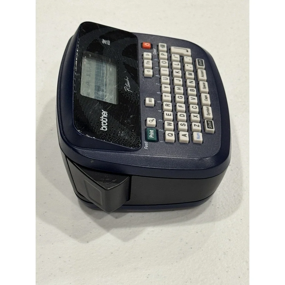 Brother P-touch Pt-45 Handheld Label Maker Very Good Working M Tape No Box